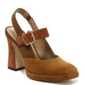 2/$100 Sam Edelman Jildie Platform Mary Jane Multi Corduroy Slingback Pump 8.5
